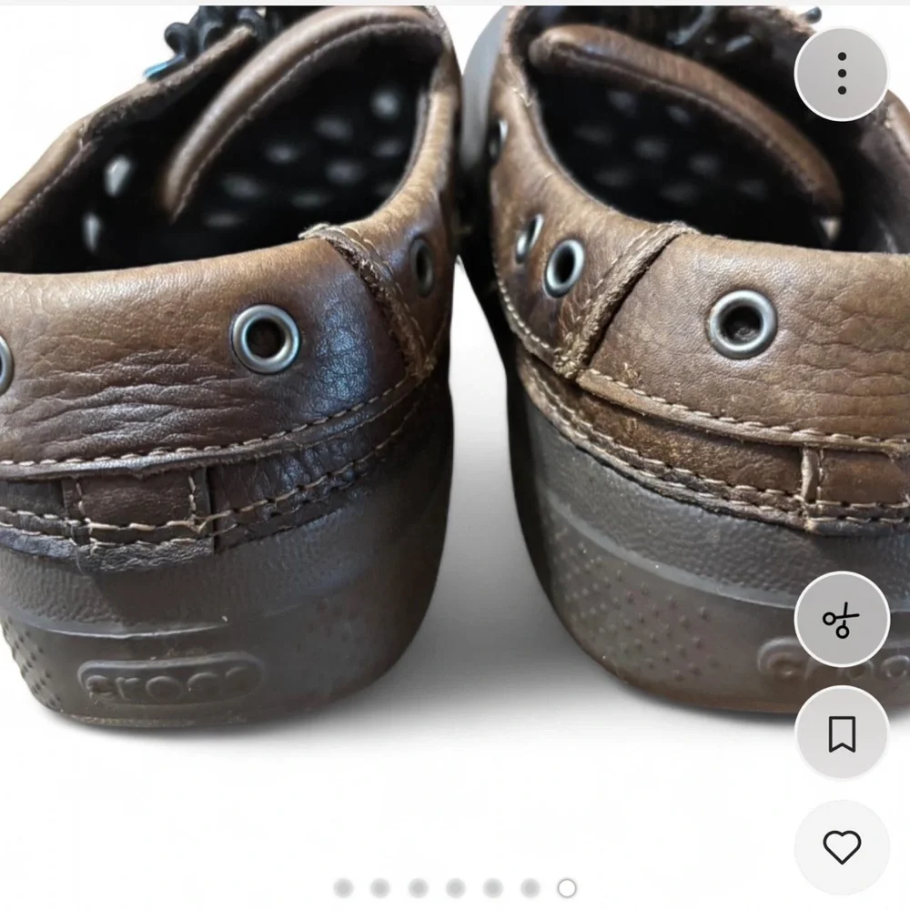 Brown Casual Crocs size 8